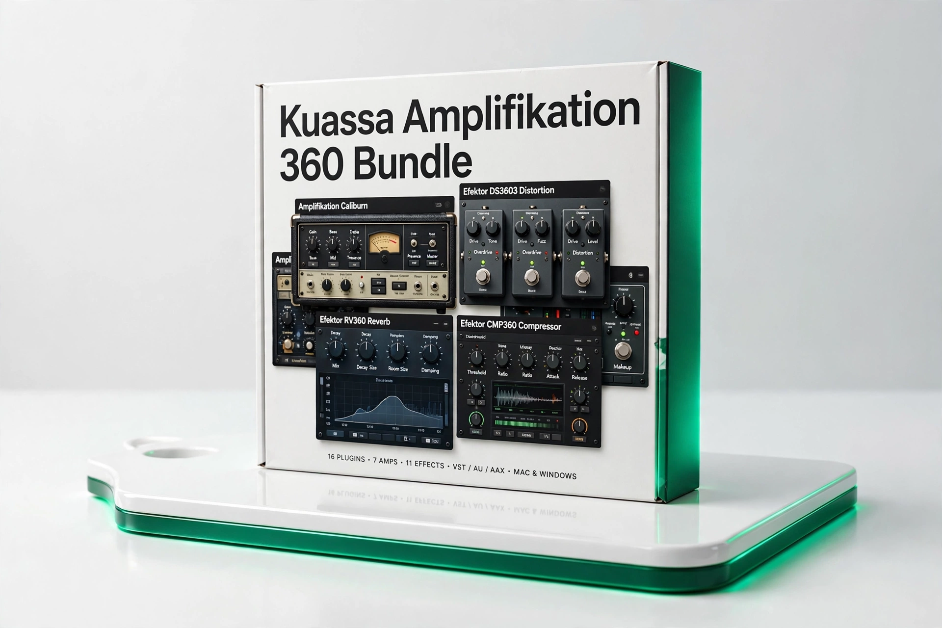 Kuassa Amplifikation 360 Bundle – All 42 Amp and FX Plugins, 73% Off