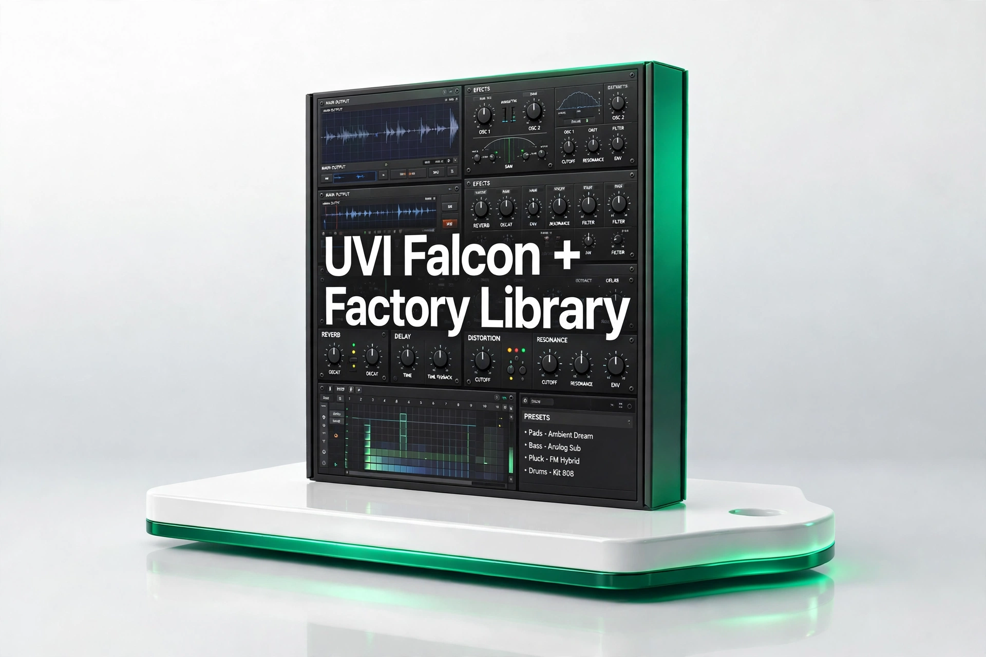 UVI Falcon v2.6 + Factory Library for Windows – 17 Engines, $49.99